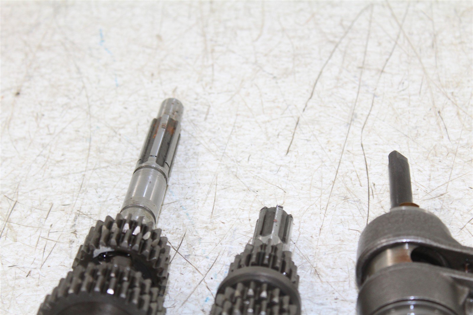 1985 Honda Fourtrax TRX 125 Transmission Gears Shift Shaft Forks Drum