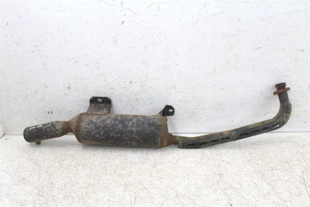 1985 Honda Fourtrax TRX 125 Exhaust Head Pipe Silencer Muffler