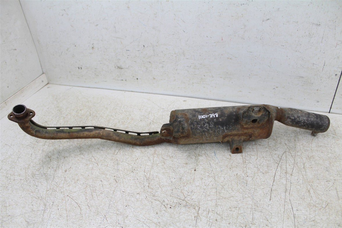 1985 Honda Fourtrax TRX 125 Exhaust Head Pipe Silencer Muffler