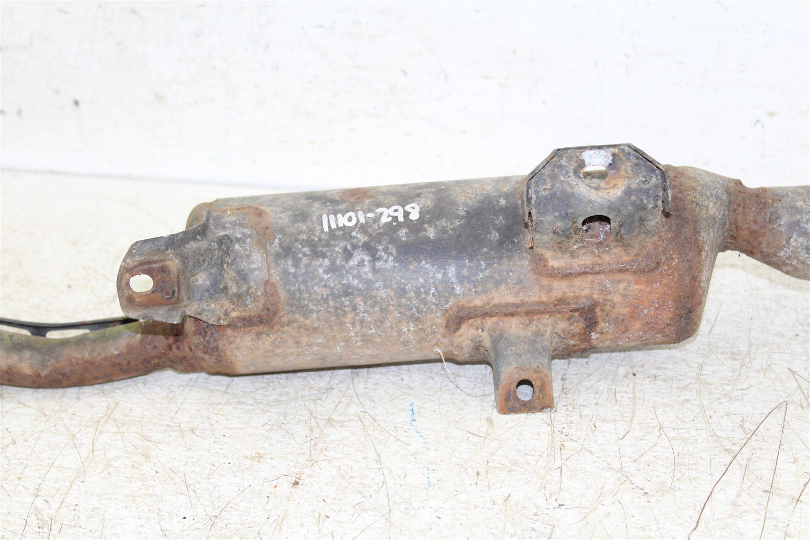 1985 Honda Fourtrax TRX 125 Exhaust Head Pipe Silencer Muffler