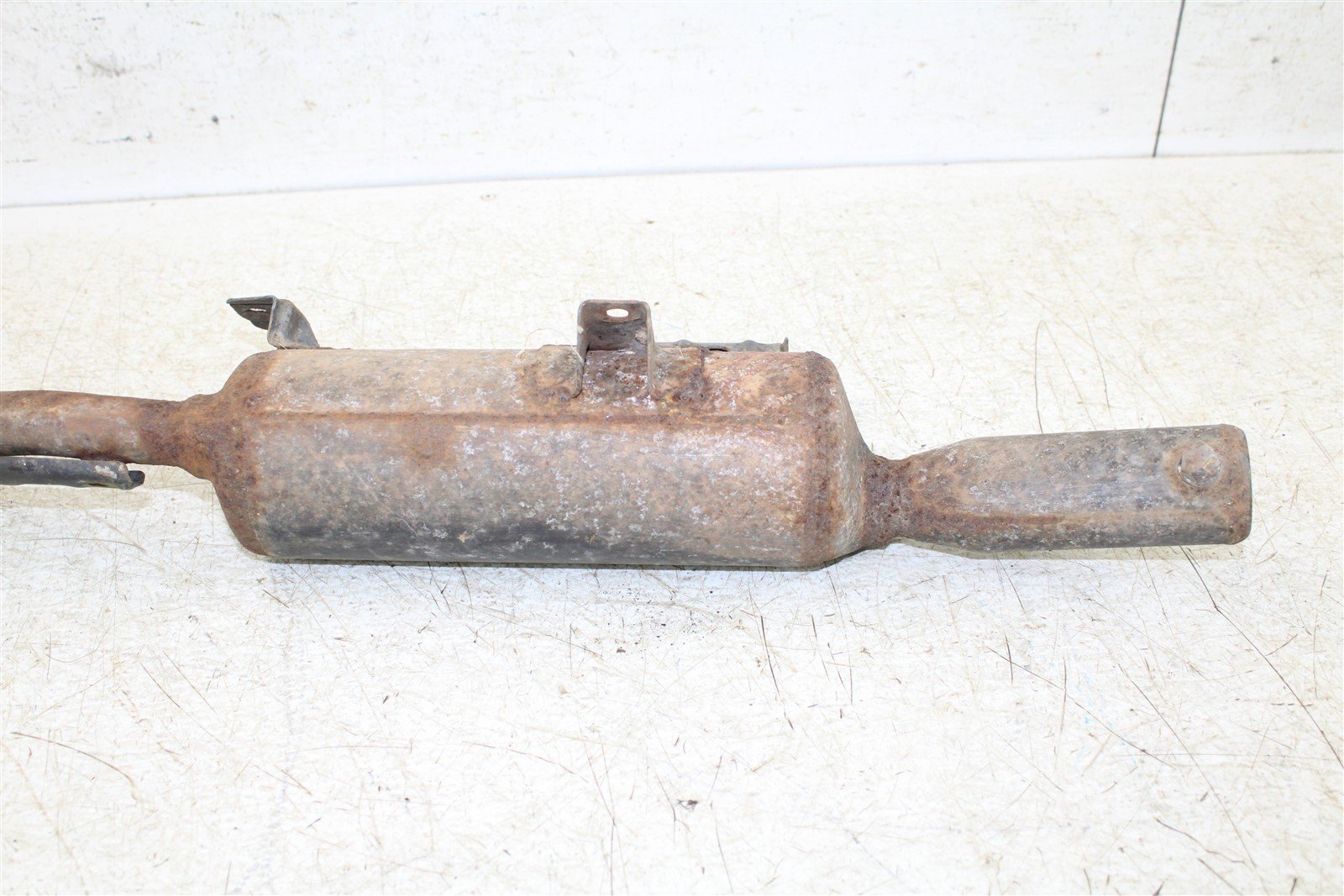 1985 Honda Fourtrax TRX 125 Exhaust Head Pipe Silencer Muffler