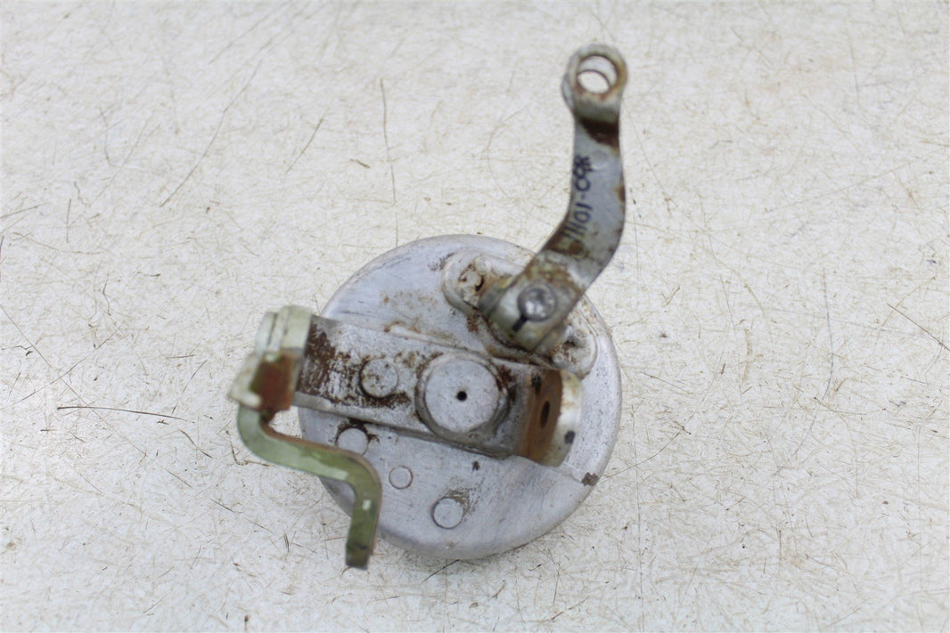 1985 Honda Fourtrax TRX 125 Front Left Brake Drum Backing Plate Panel Hub