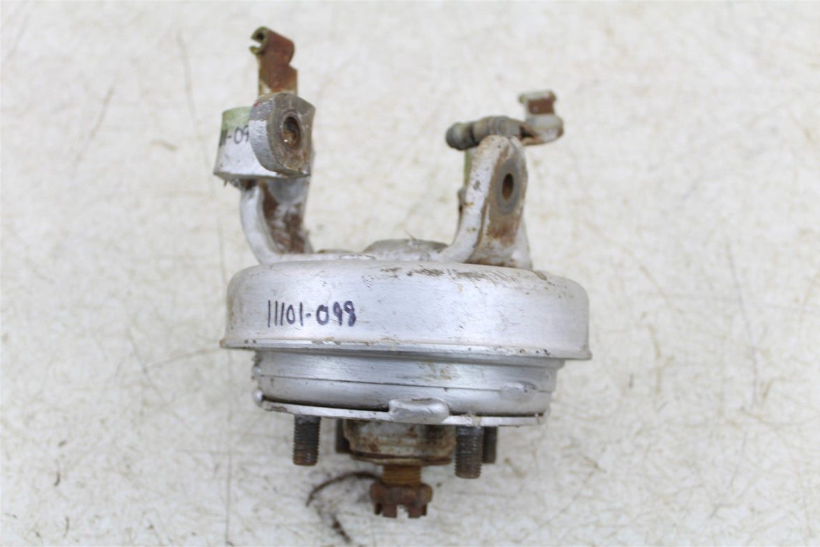 1985 Honda Fourtrax TRX 125 Front Left Brake Drum Backing Plate Panel Hub