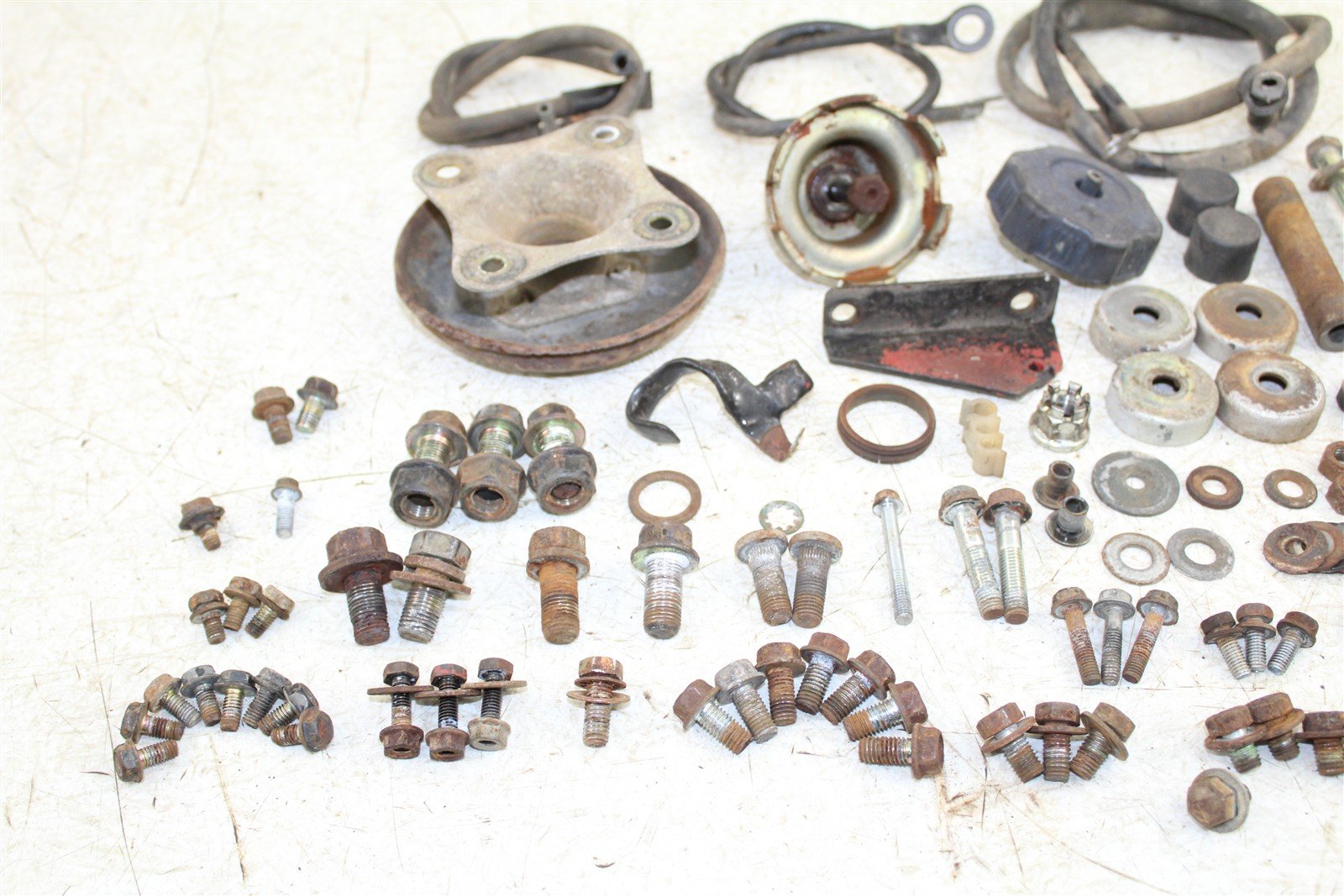 1985 Honda Fourtrax TRX 125 Chassis Bolt Kit Hardware Hose Wire Bracket Intake