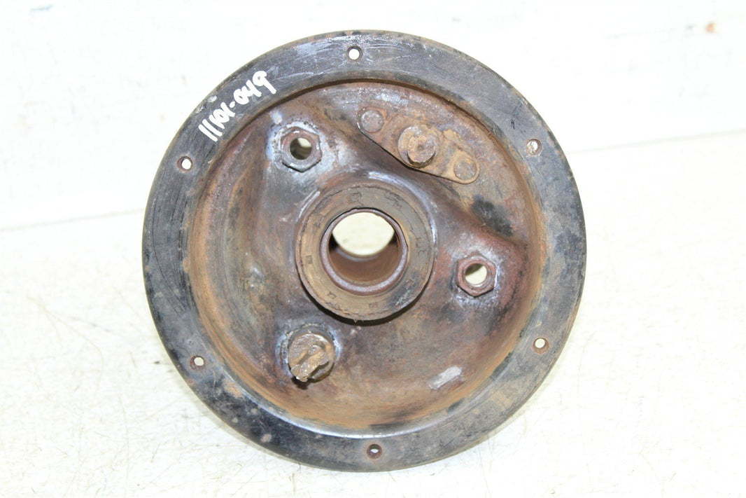 1985 Honda Fourtrax TRX 125 Rear Axle Carrier Housing Brake Backing Plate