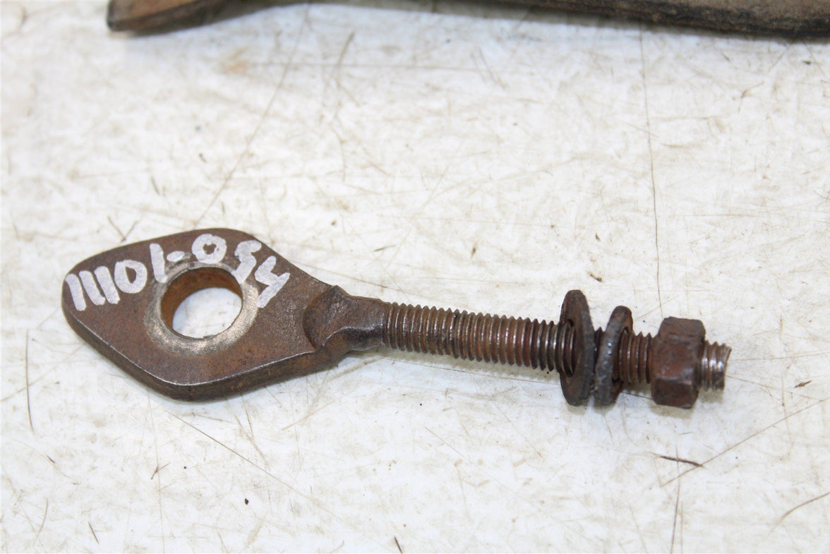 1985 Honda Fourtrax TRX 125 Chain Guide Guard w/ Axle Adjuster Bolt