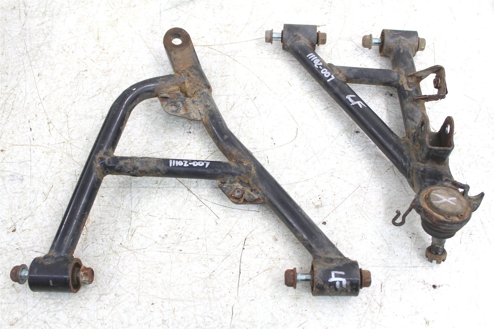 1997 Honda Foreman TRX 400 Front Left Control A Arms Upper Lower 11102