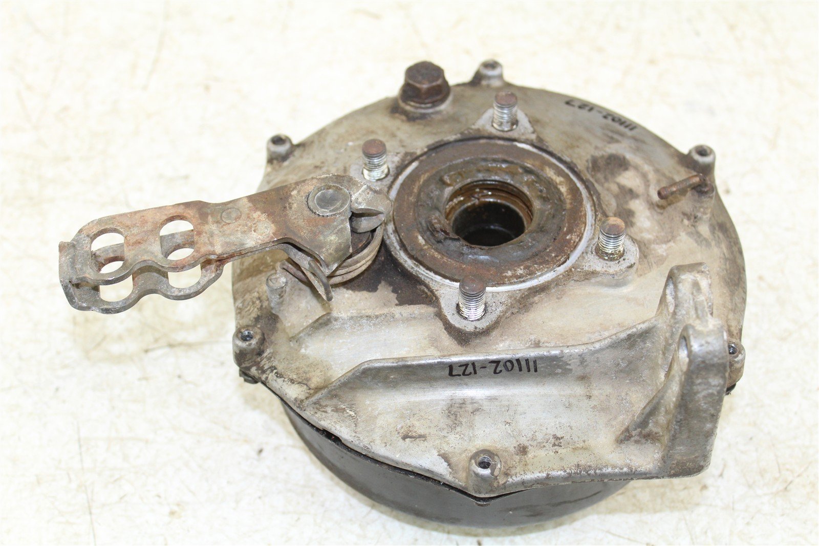 1997 Honda Foreman TRX 400 Brake Drum Backing Plate Panel Hub 11102