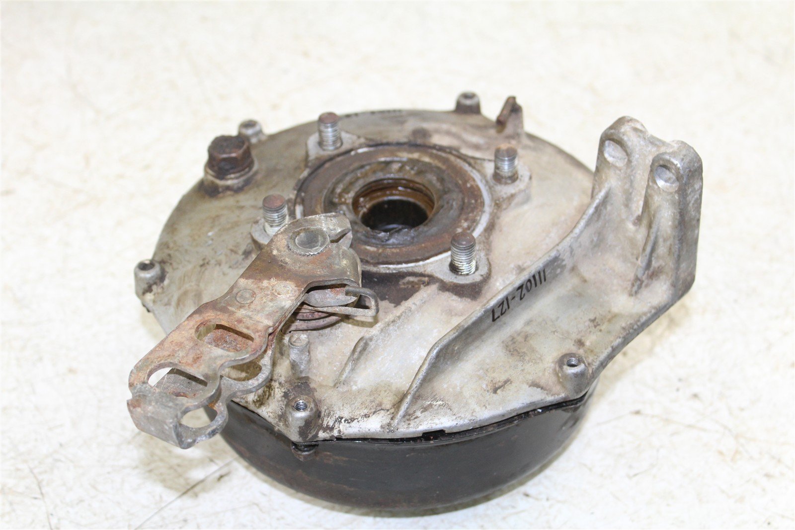 1997 Honda Foreman TRX 400 Brake Drum Backing Plate Panel Hub 11102