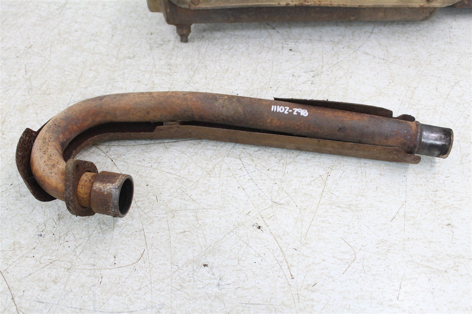 1997 Honda Foreman TRX 400 Exhaust Head Pipe Silencer Muffler 11102