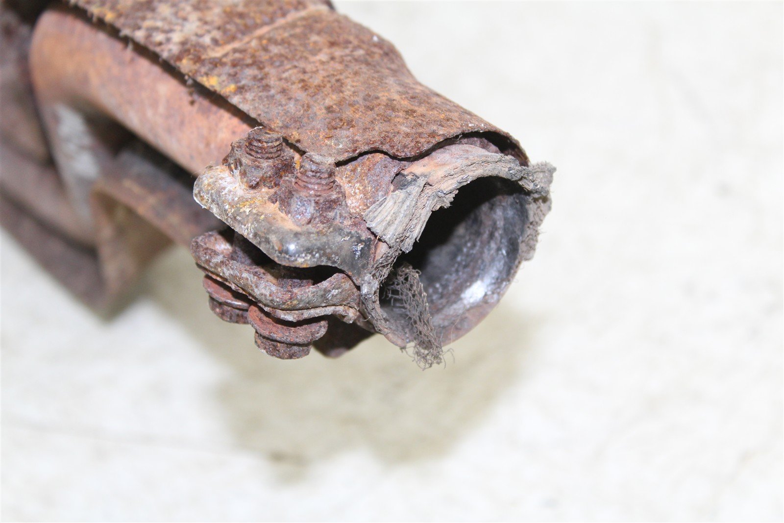 1997 Honda Foreman TRX 400 Exhaust Head Pipe Silencer Muffler 11102