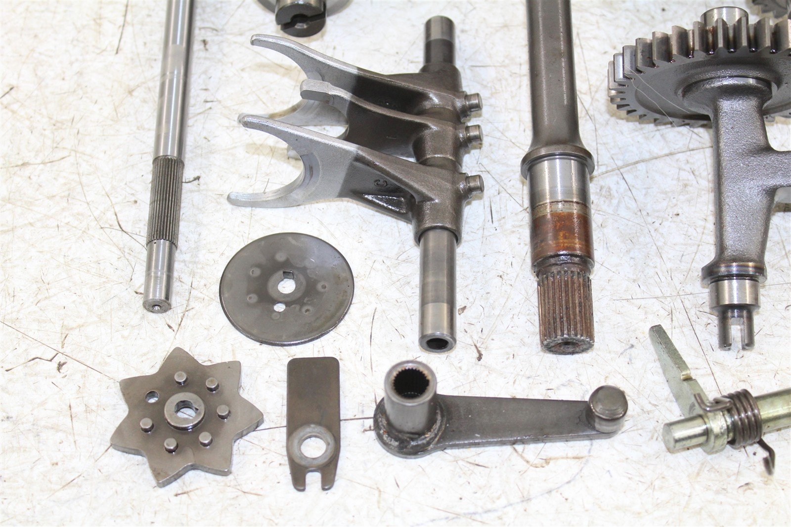 1997 Honda Foreman TRX 400 Transmission Gears Shift Shaft Forks Drum 11102