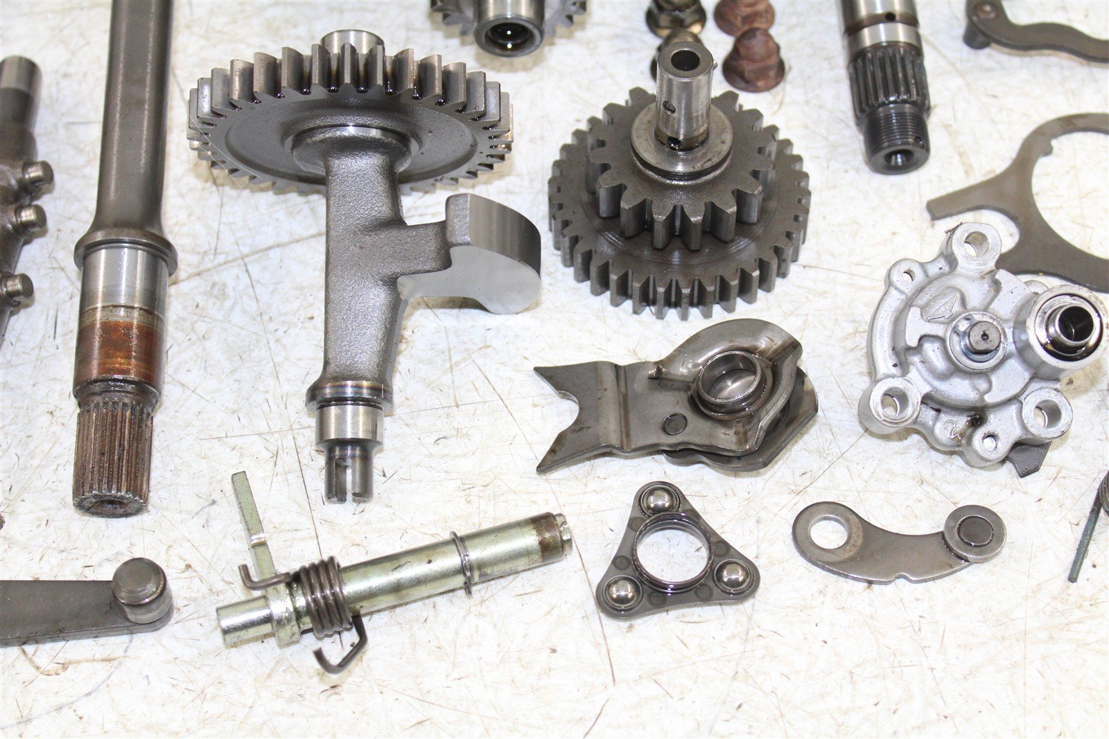 1997 Honda Foreman TRX 400 Transmission Gears Shift Shaft Forks Drum 11102