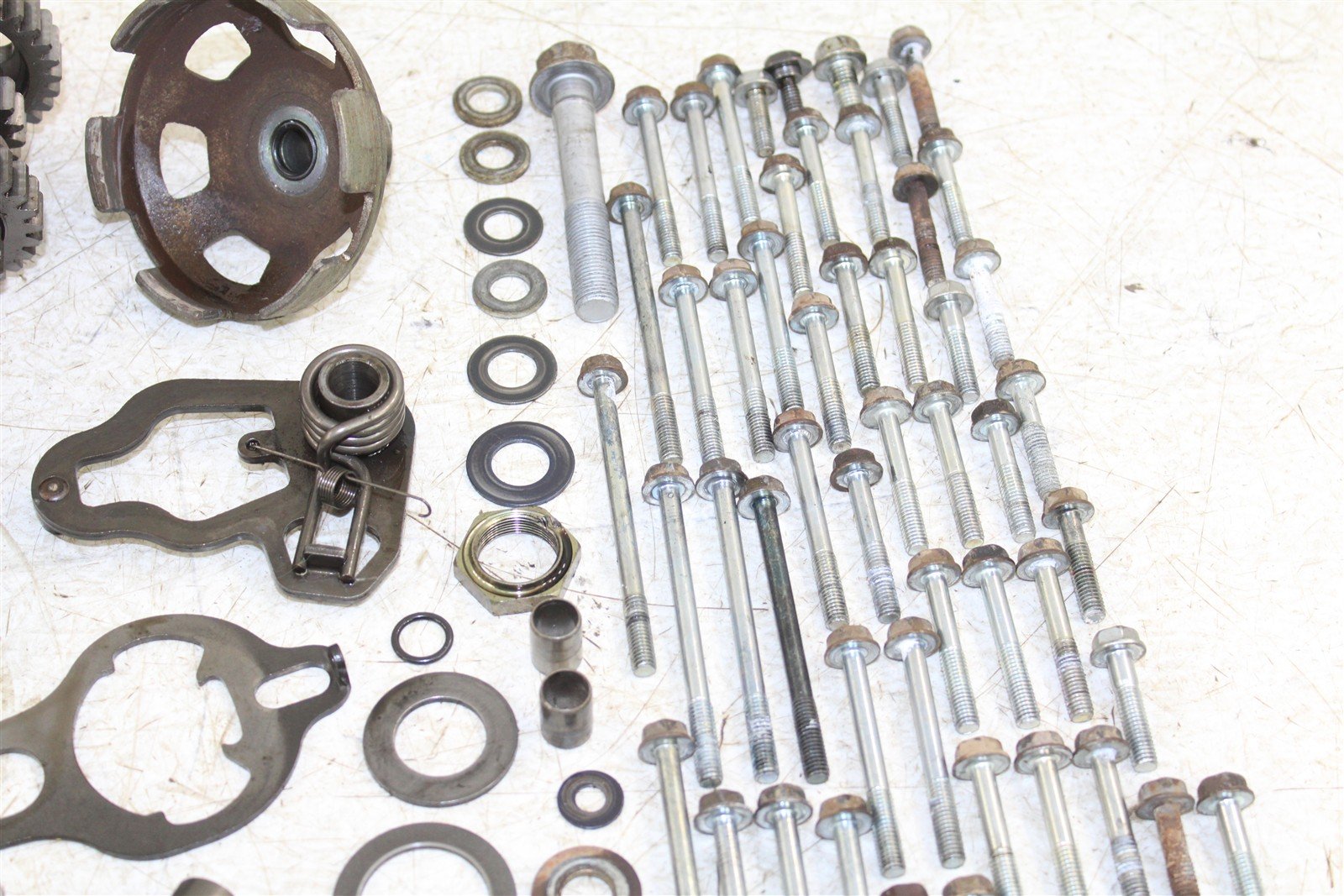 1997 Honda Foreman TRX 400 Transmission Gears Shift Shaft Forks Drum 11102