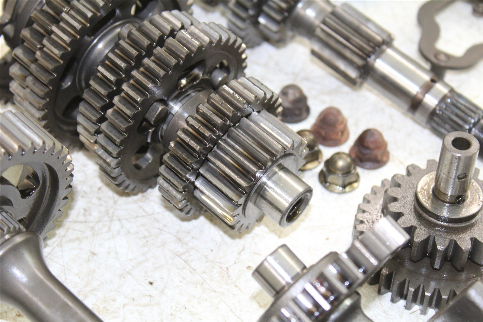 1997 Honda Foreman TRX 400 Transmission Gears Shift Shaft Forks Drum 11102