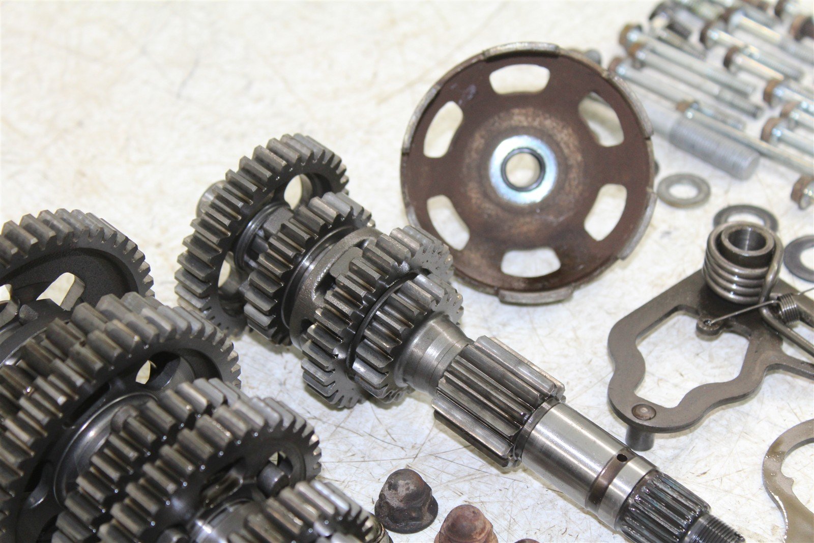 1997 Honda Foreman TRX 400 Transmission Gears Shift Shaft Forks Drum 11102