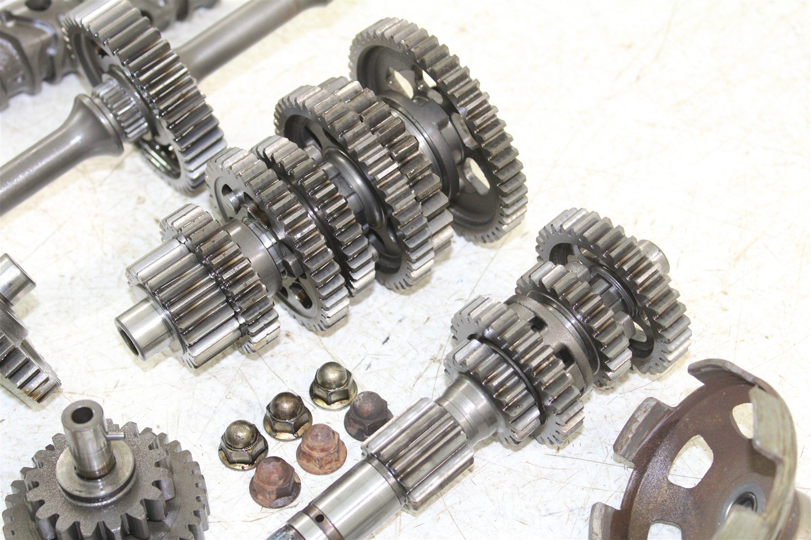 1997 Honda Foreman TRX 400 Transmission Gears Shift Shaft Forks Drum 11102