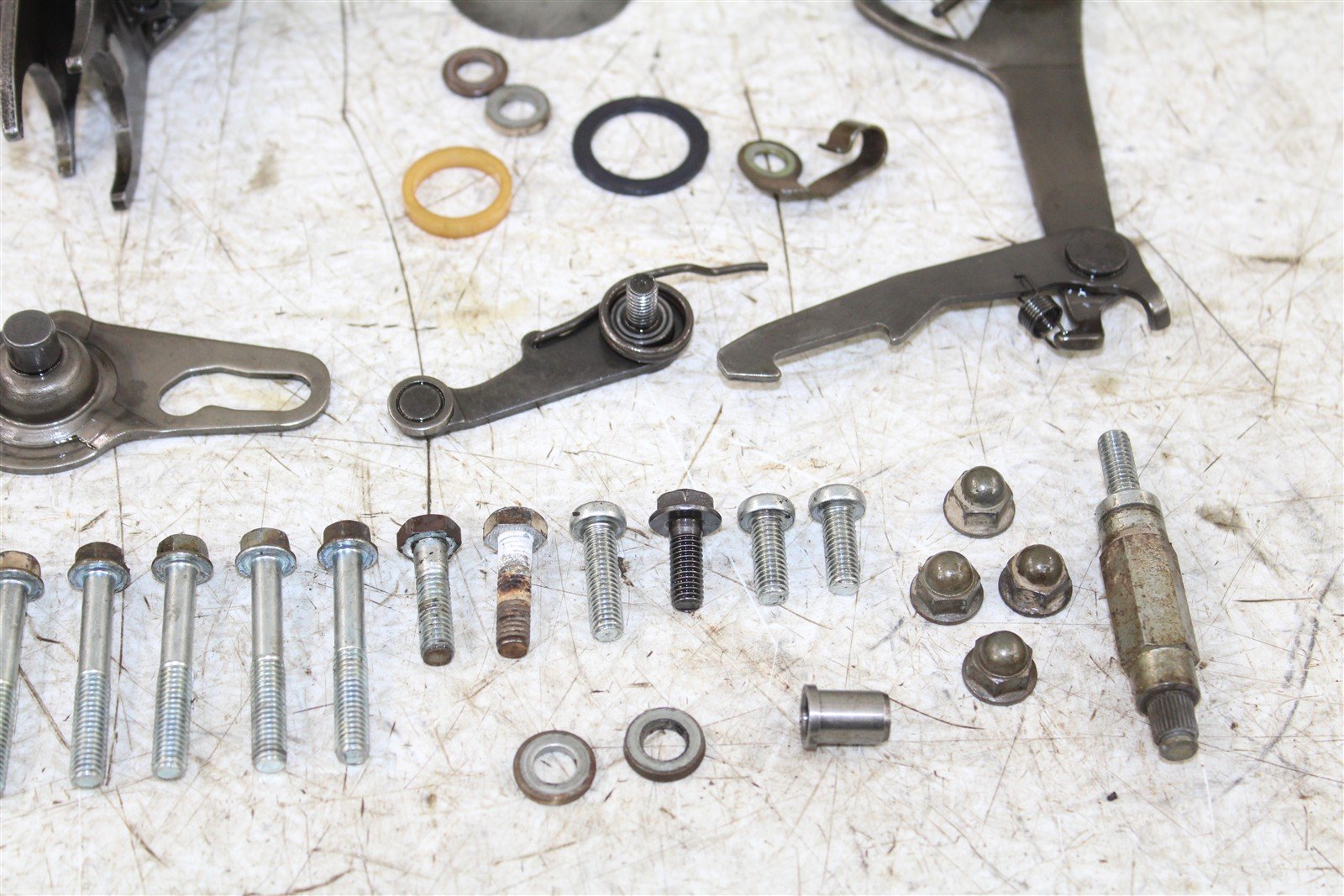 2005 Honda TRX 90 Transmission Gears Shift Shaft Forks Drum 11103