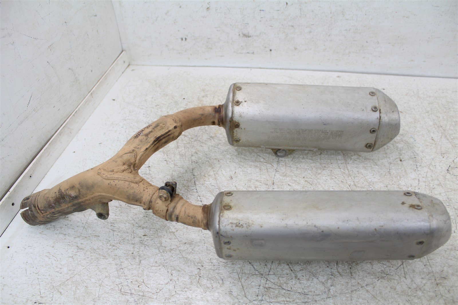 2014 Honda CRF 450R Exhaust Silencers Mufflers 15074