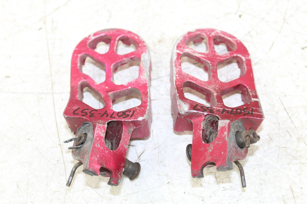 2014 Honda CRF 450R Foot Pegs Set Hardware Springs Rests Aftermarket 15074