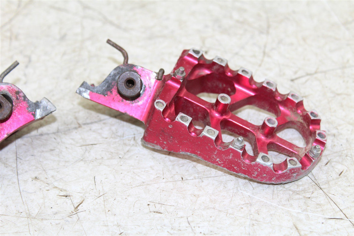 2014 Honda CRF 450R Foot Pegs Set Hardware Springs Rests Aftermarket 15074