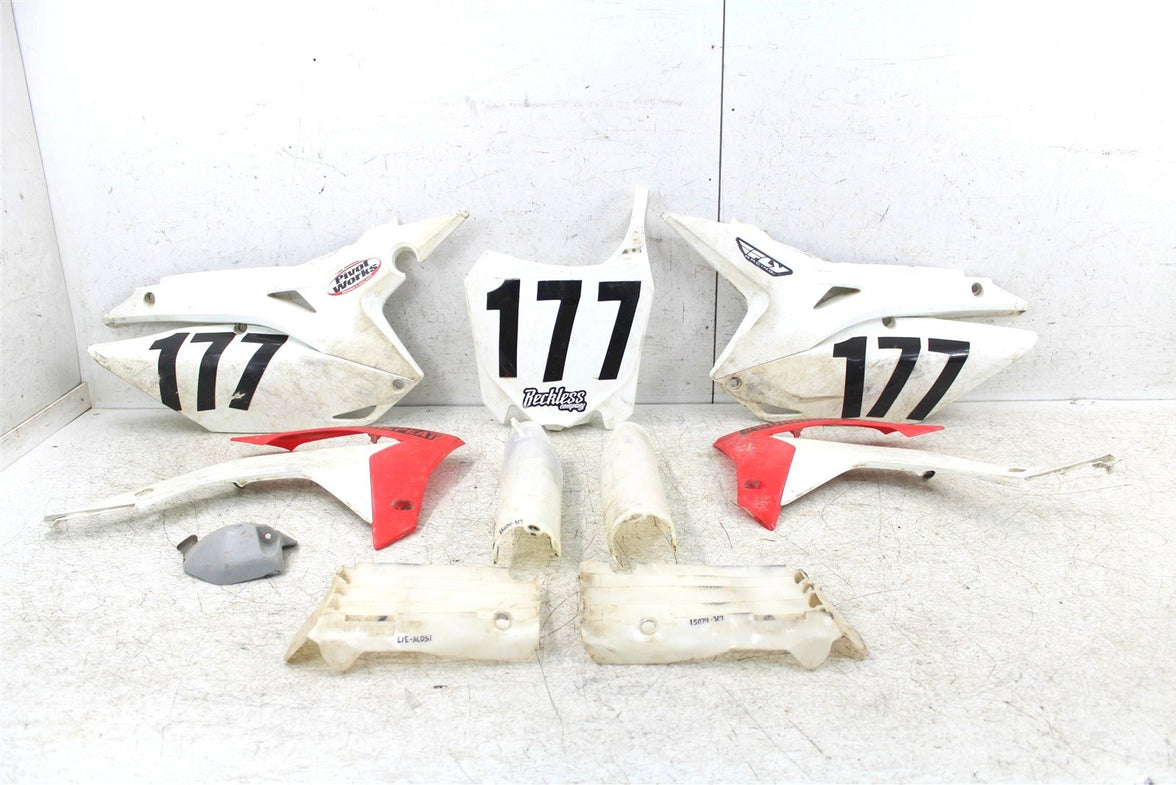 2014 Honda CRF 450R Plastic Set Rear Front Number Plate Tank Shrouds Guard 15074