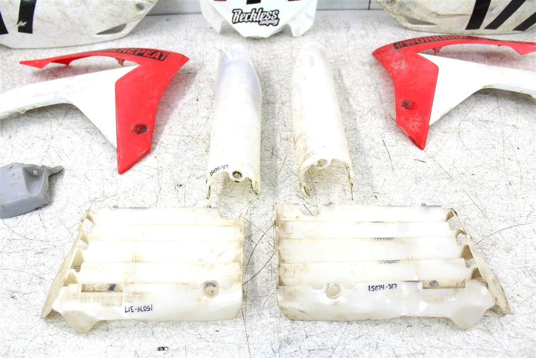 2014 Honda CRF 450R Plastic Set Rear Front Number Plate Tank Shrouds Guard 15074