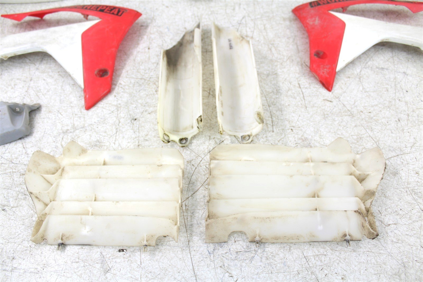 2014 Honda CRF 450R Plastic Set Rear Front Number Plate Tank Shrouds Guard 15074