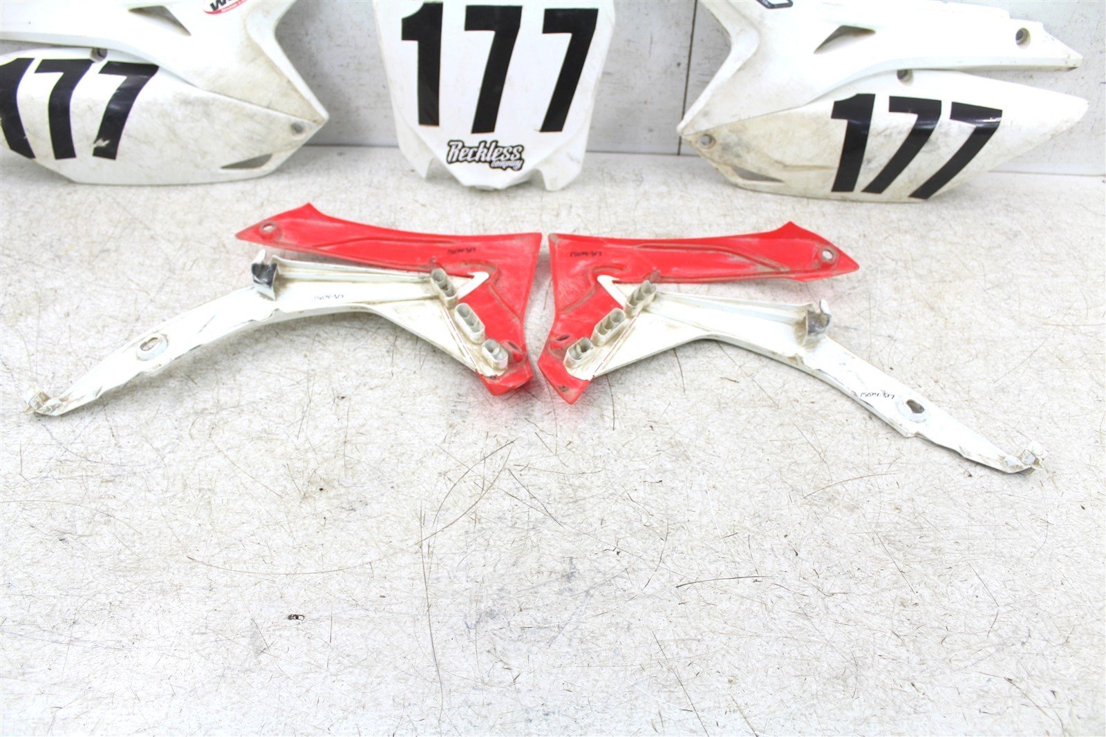 2014 Honda CRF 450R Plastic Set Rear Front Number Plate Tank Shrouds Guard 15074