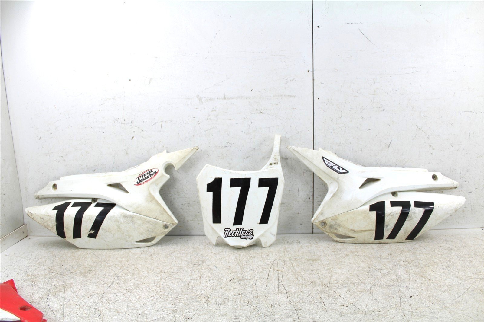 2014 Honda CRF 450R Plastic Set Rear Front Number Plate Tank Shrouds Guard 15074