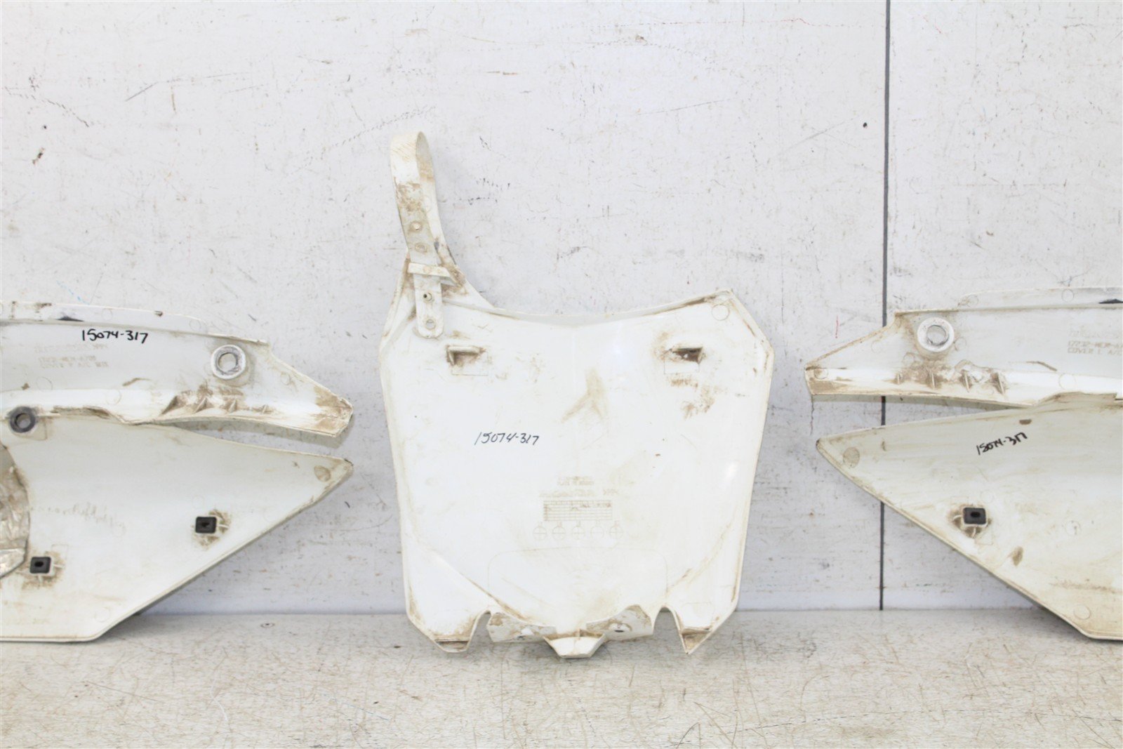 2014 Honda CRF 450R Plastic Set Rear Front Number Plate Tank Shrouds Guard 15074