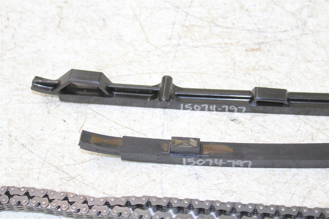 2014 Honda CRF 450R Timing Chain Guides Slides w/ Camshaft Tensioner 15074