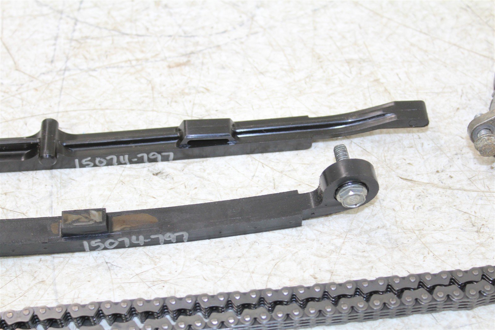 2014 Honda CRF 450R Timing Chain Guides Slides w/ Camshaft Tensioner 15074