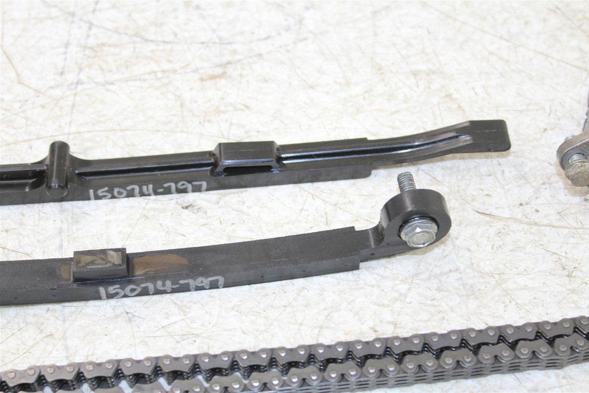 2014 Honda CRF 450R Timing Chain Guides Slides w/ Camshaft Tensioner 15074