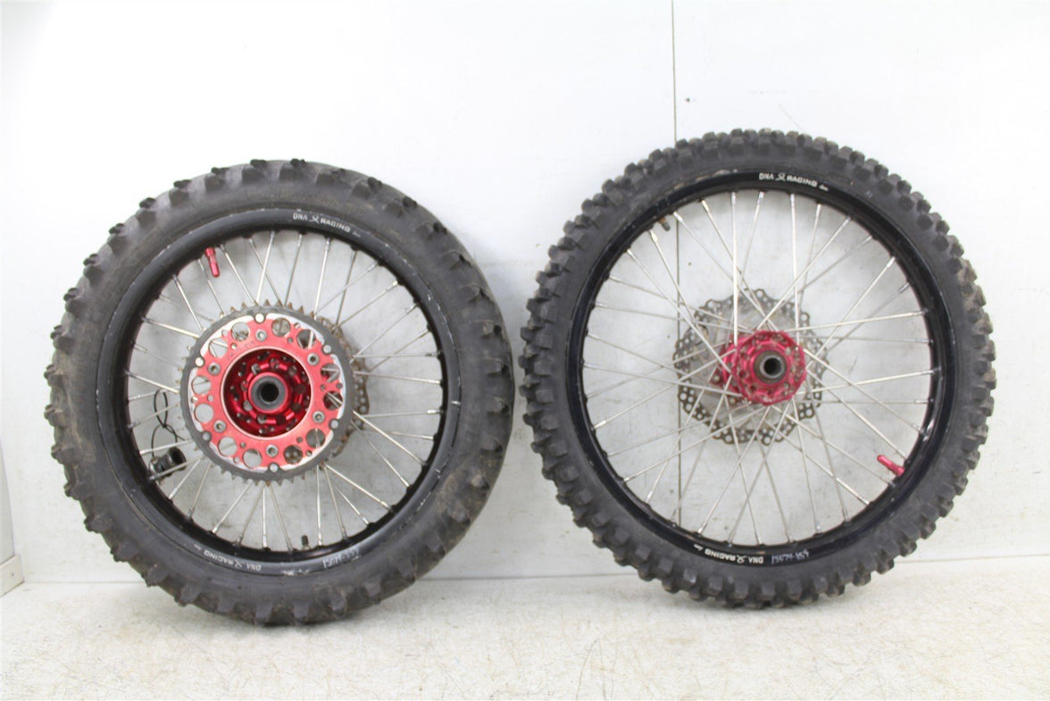 2014 Honda CRF 450R DNA Racing Front & Rear Wheel Set Rims Hub w/ Rotors 15074