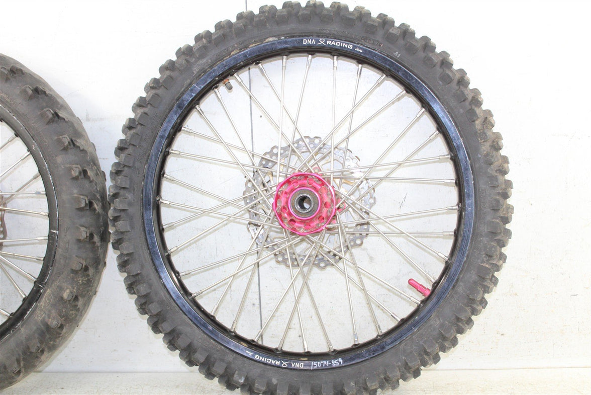 2014 Honda CRF 450R DNA Racing Front & Rear Wheel Set Rims Hub w/ Rotors 15074