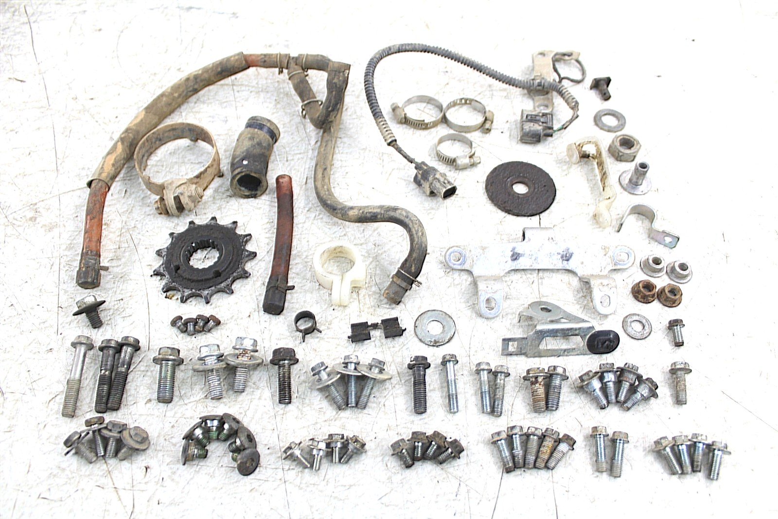 2014 Honda CRF 450R Chassis Bolt Kit Hardware Hose Bracket Clamp Mount 15074