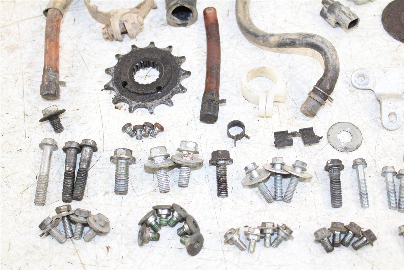 2014 Honda CRF 450R Chassis Bolt Kit Hardware Hose Bracket Clamp Mount 15074