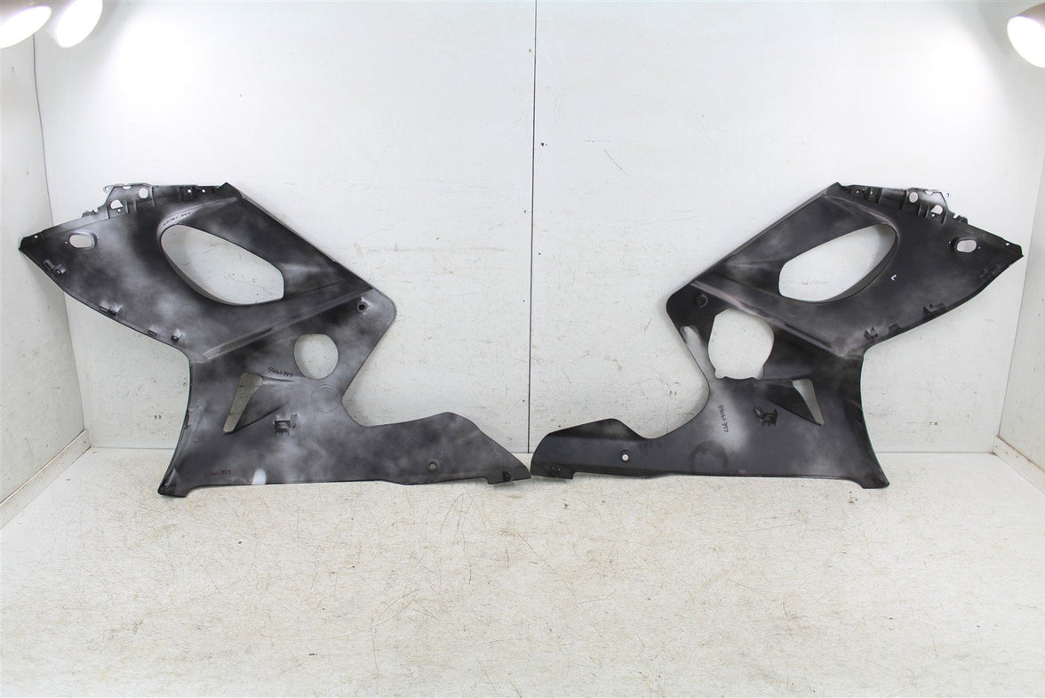 2001 Yamaha YZF 600R Front Side Fairings Plastics Shrouds Fenders 55061