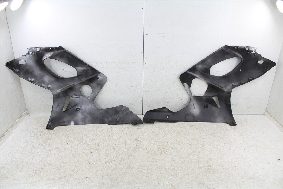 2001 Yamaha YZF 600R Front Side Fairings Plastics Shrouds Fenders 55061