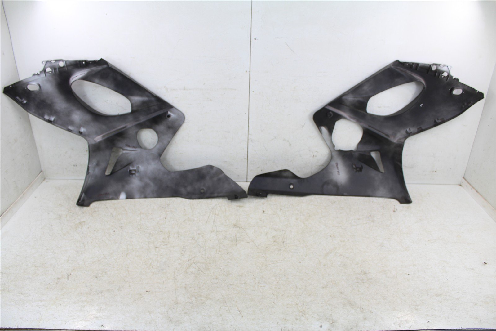 2001 Yamaha YZF 600R Front Side Fairings Plastics Shrouds Fenders 55061