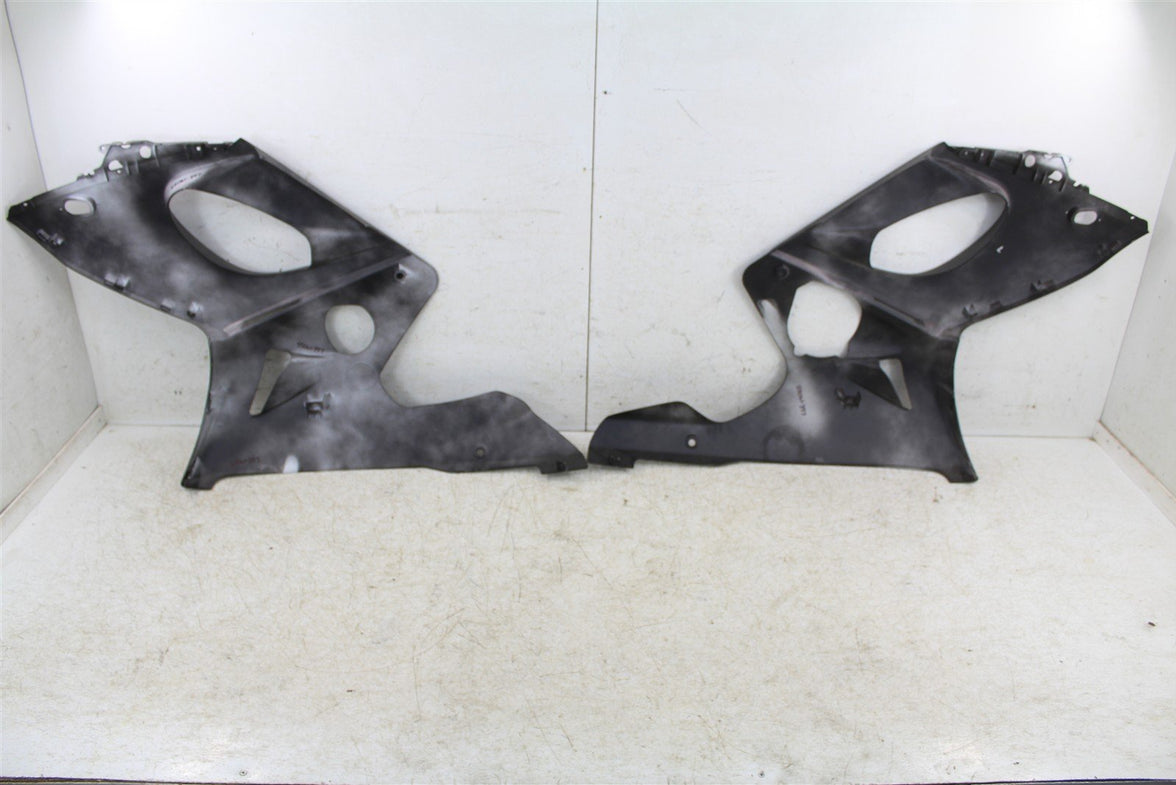 2001 Yamaha YZF 600R Front Side Fairings Plastics Shrouds Fenders 55061