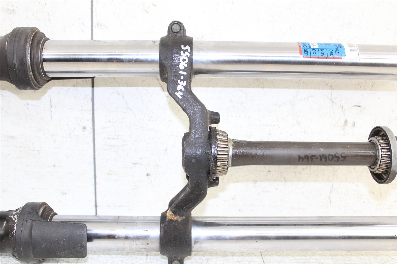 2001 Yamaha YZF 600R Fork Tubes Front Suspension Triple Clamps 55061