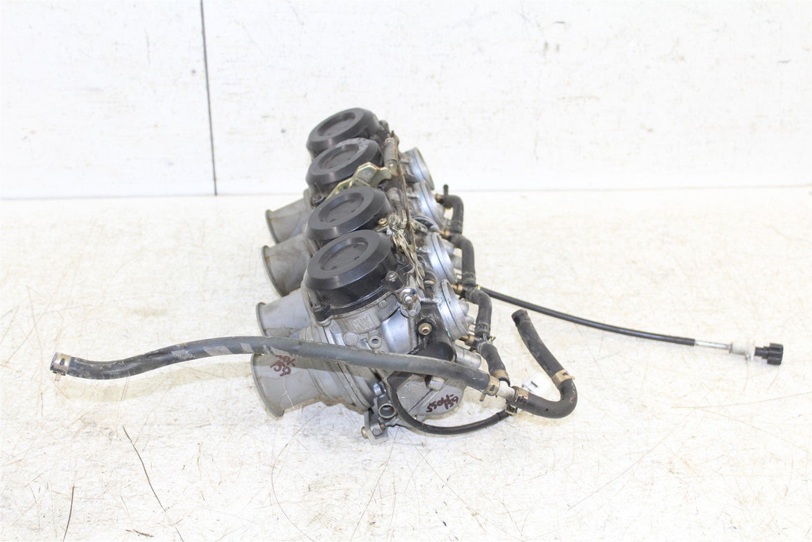 2001 Yamaha YZF 600R Keihin Carburetors Carbs Fuel Intake Bowl Jets 55061