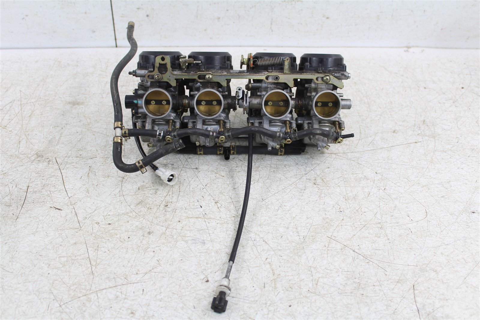 2001 Yamaha YZF 600R Keihin Carburetors Carbs Fuel Intake Bowl Jets 55061