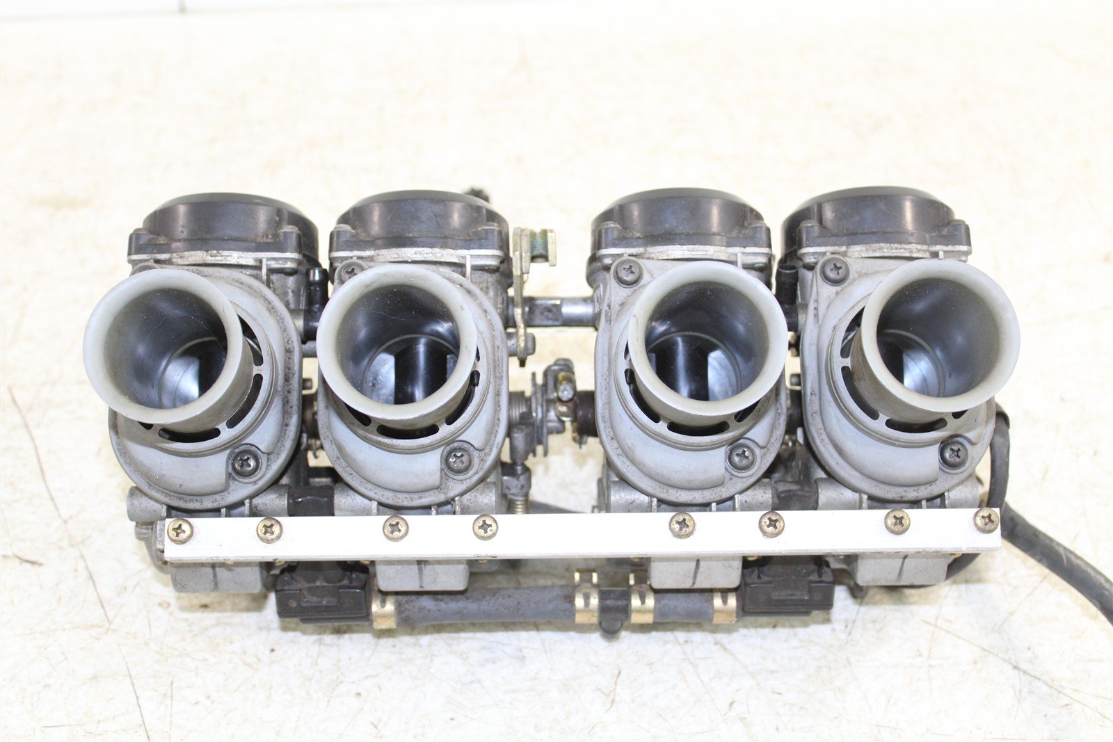 2001 Yamaha YZF 600R Keihin Carburetors Carbs Fuel Intake Bowl Jets 55061