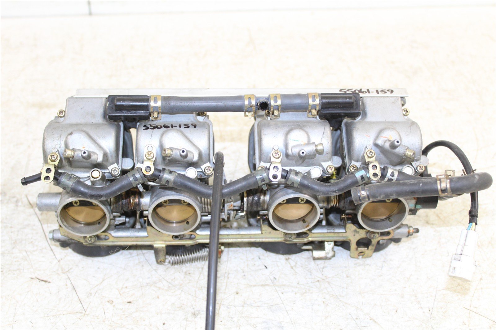 2001 Yamaha YZF 600R Keihin Carburetors Carbs Fuel Intake Bowl Jets 55061
