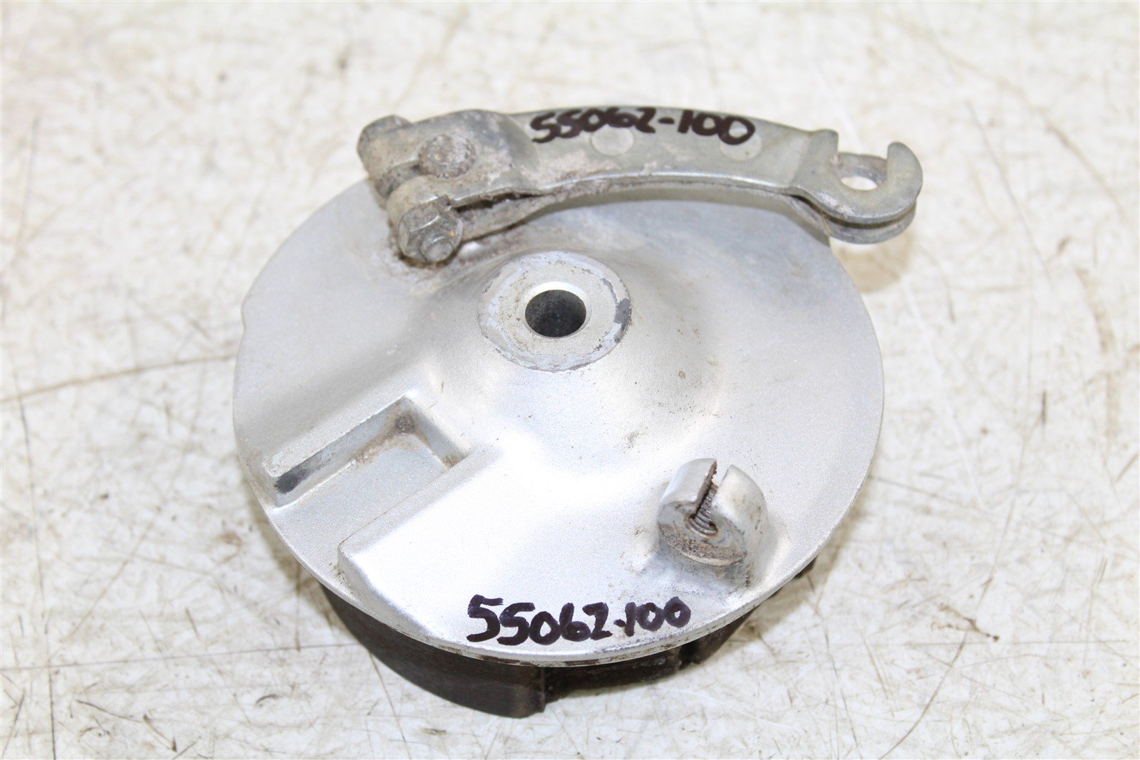 2000 Yamaha TTR 90 Front Brake Drum Plate Panel Shoes Mount 55062