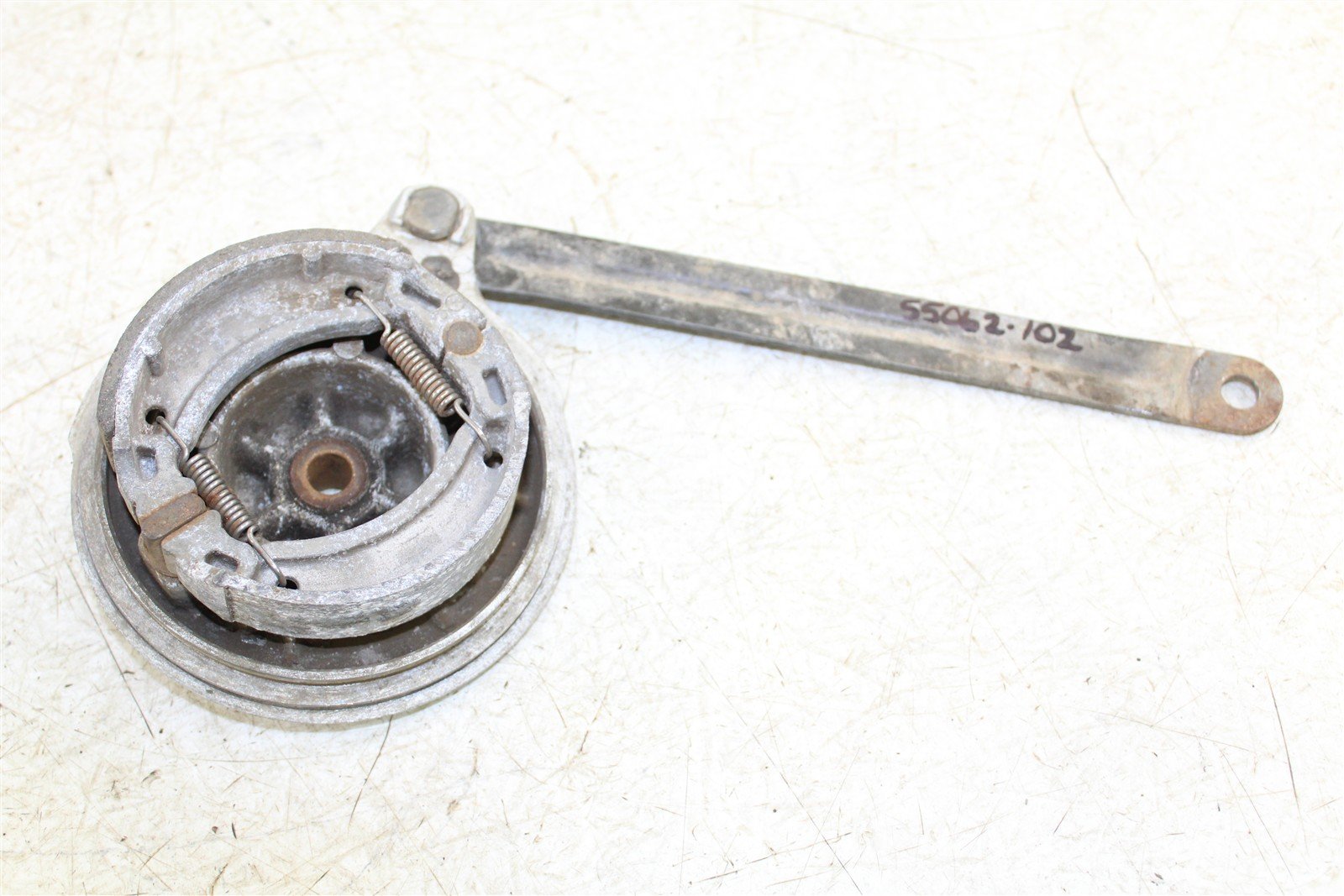 2000 Yamaha TTR 90 Rear Brake Drum Plate Panel Shoes Mount 55062