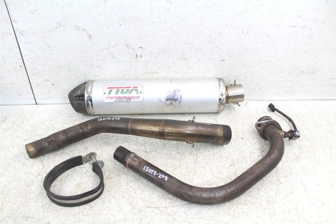 2018 Honda CB 300F TYGA Exhaust System Head Pipe Silencer Muffler 15075